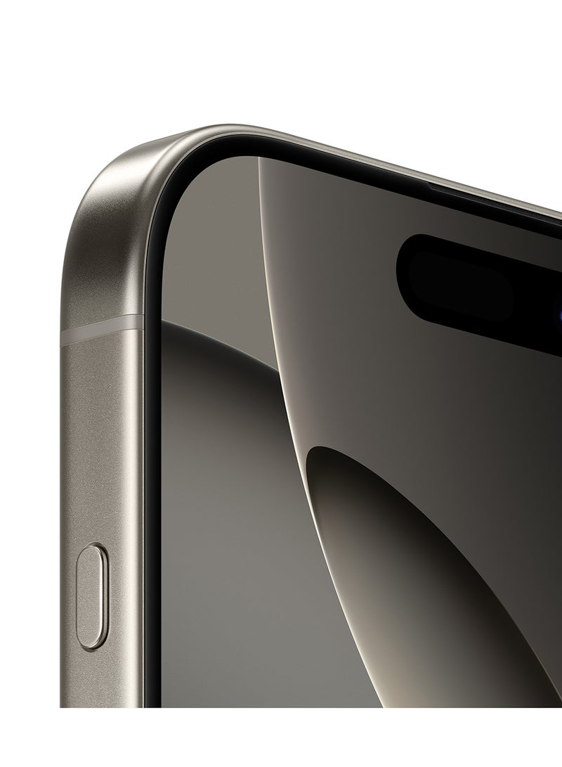 ابل  آيفون 16 برو ماكس 256 جيجا بايت تيتانيوم طبيعي 5G مع فيس تايم - النسخة العالمية - Image 4