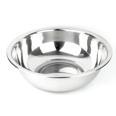 DiBha Stainless Steel Heavy Gauge deep Parat, Multipurpose Mixing Bowl, Serving Bowl, Basin - Diamater - 29.5cm (Capacity - 1000ml) - Image 1