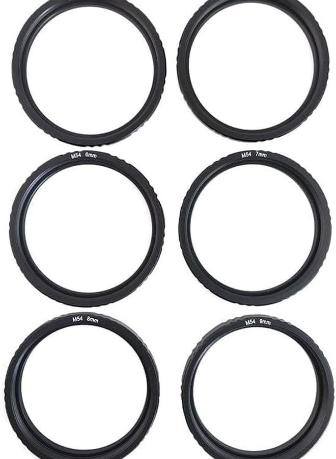 M54x0 75mm Black Metal Telescope Extension Tube Kit 4 5 6 7 8 9mm For Camera Photography - Image 4