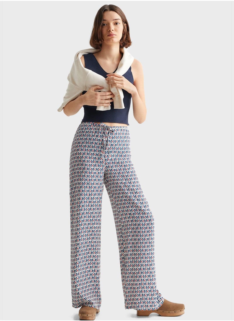 MANGO - Youth Geo Printed Trousers - Image 1