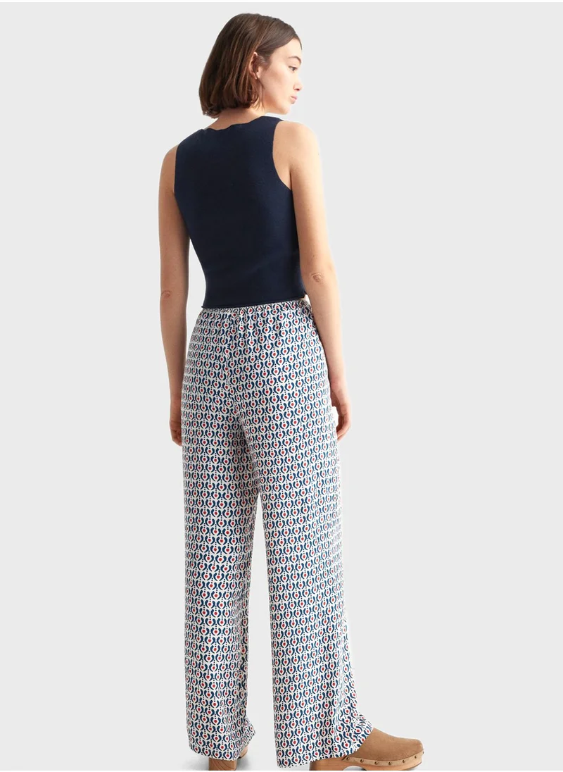 MANGO Youth Geo Printed Trousers