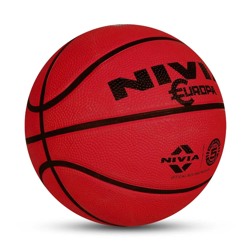 Nivia Nivia Europa Basketball Size 5 - Red