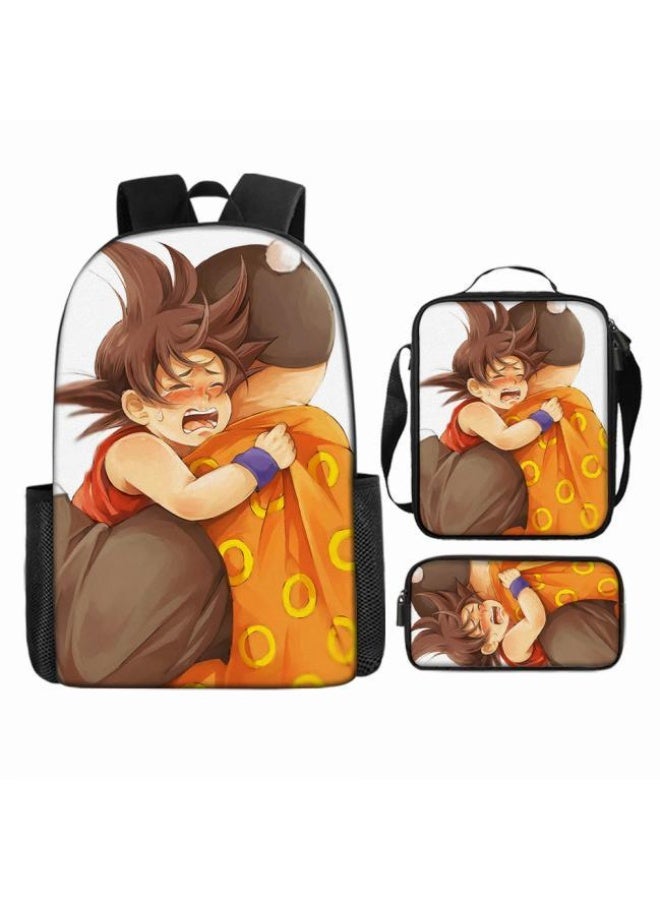 عام حقيبة الظهر المطبوعة الشائعة - مجموعة حقيبة الظهر المكونة من ثلاث قطع (يمكن استخدامها للطلاب والأطفال والأصدقاء للنزهات وتسلق الجبال وما إلى ذلك) - 34 - Image 3