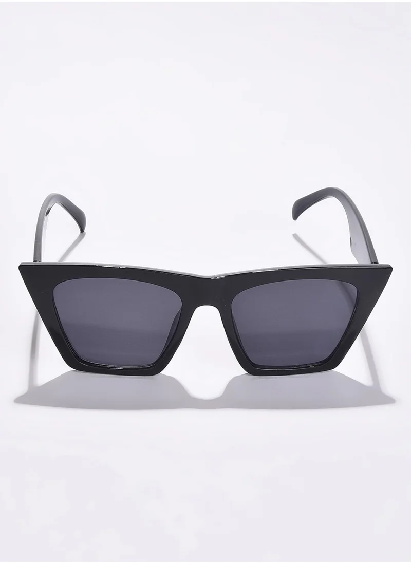 Haute Sauce Black Lens Black Butterfly Sunglasses