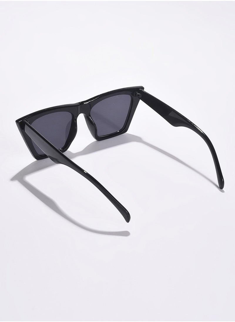 Haute Sauce Black Lens Black Butterfly Sunglasses  - Image 4