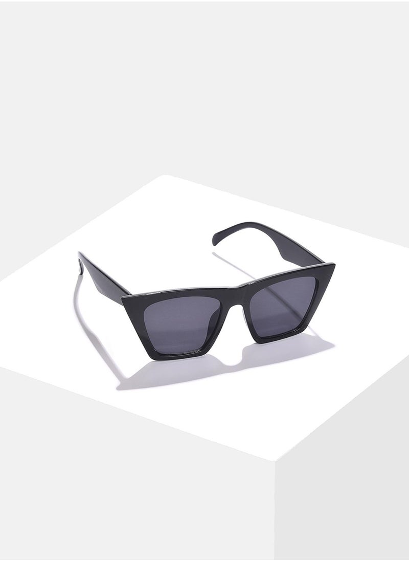 Haute Sauce Black Lens Black Butterfly Sunglasses  - Image 2