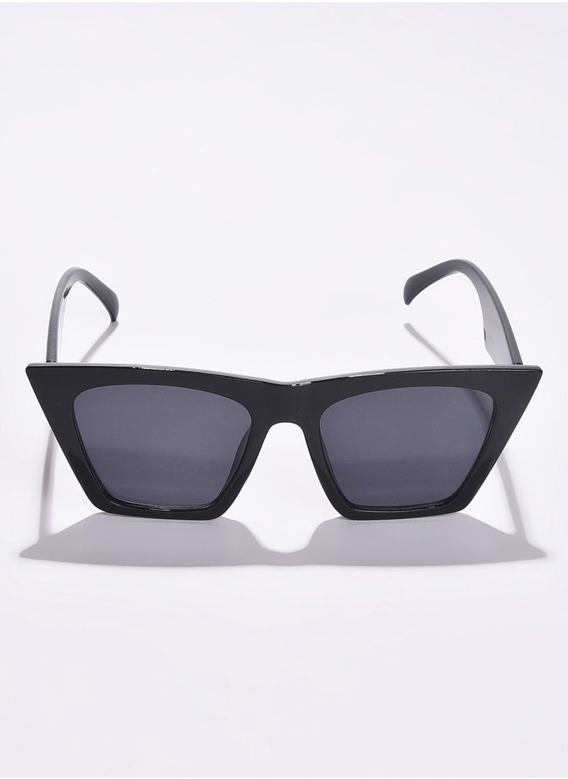 Haute Sauce Black Lens Black Butterfly Sunglasses  - Image 1