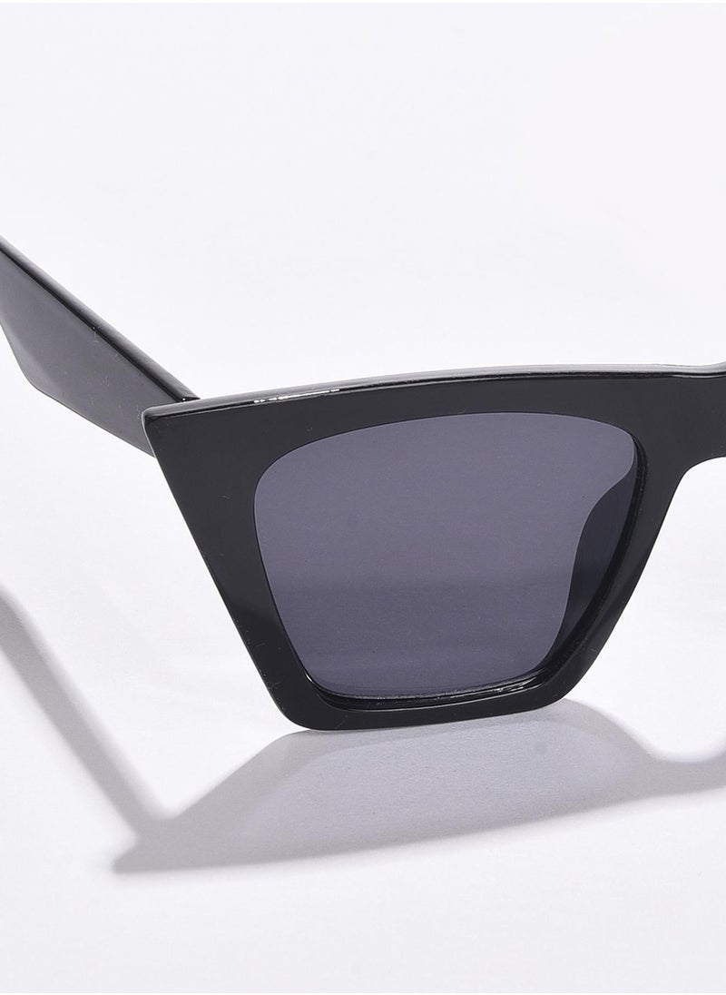 Haute Sauce Black Lens Black Butterfly Sunglasses  - Image 3