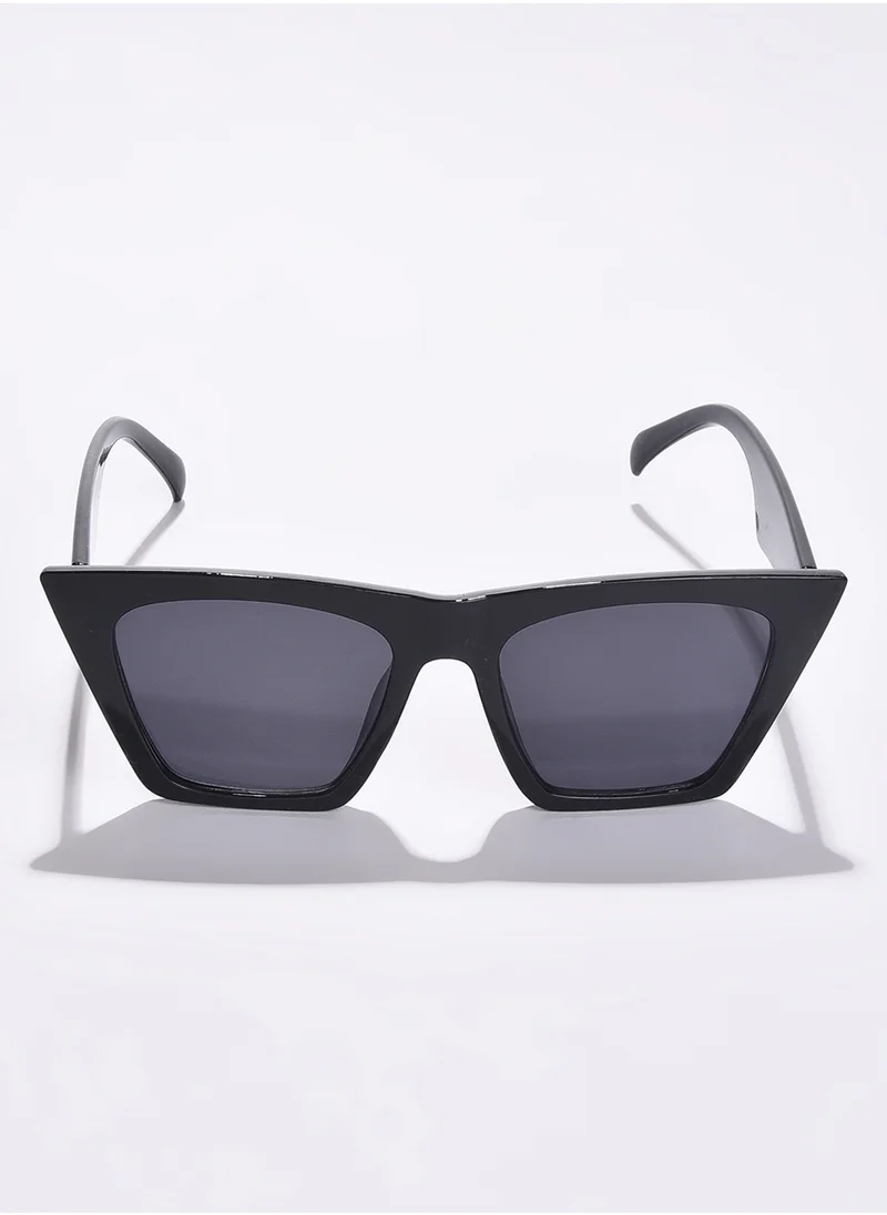 Haute Sauce Black Lens Black Butterfly Sunglasses