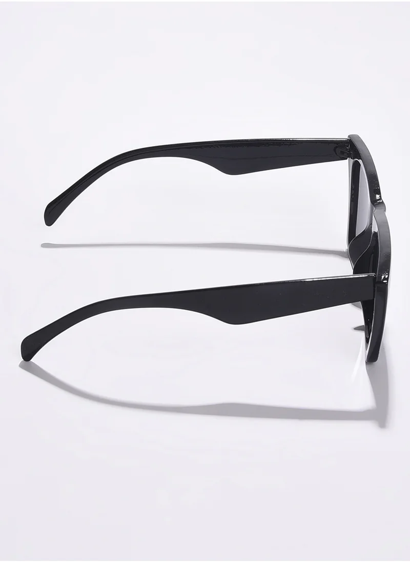 Haute Sauce Black Lens Black Butterfly Sunglasses