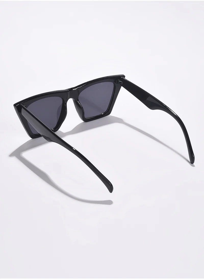 Haute Sauce Black Lens Black Butterfly Sunglasses