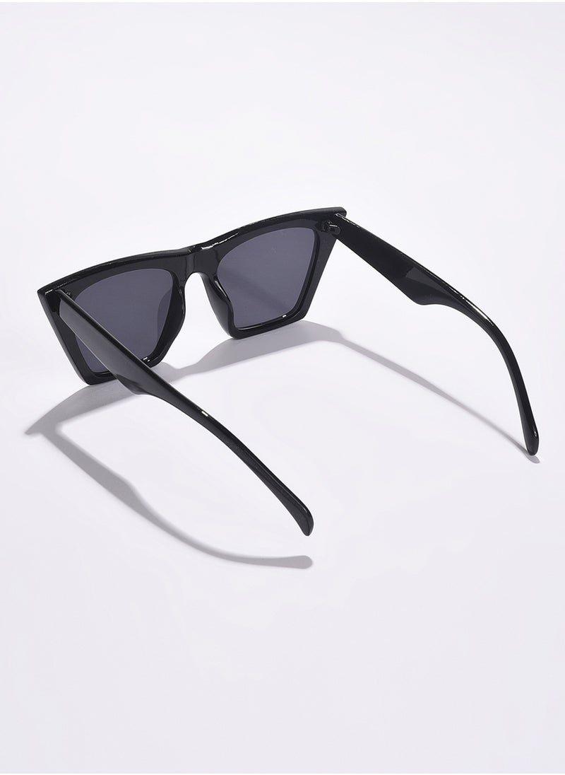 Haute Sauce Black Lens Black Butterfly Sunglasses  - Image 4