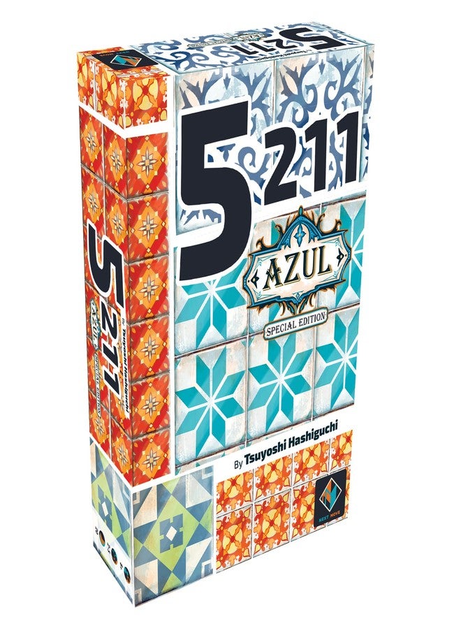 Azul Asmodee 5211 Azul Edition Card Game - Fast-Paced Fun with Mosaic Tile Artwork, Fun Family Strategy Game for Kids & Adults, Ages 8+, 2-5 Players, 20-30 Minute Playtime - Image 1