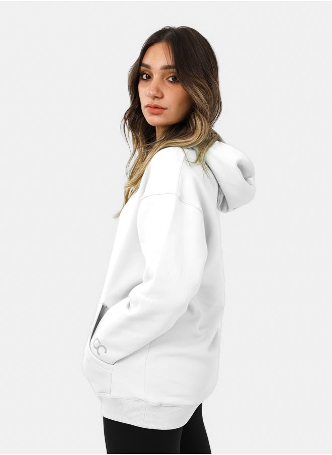 SHECHICK SheChick Iconic White Over Sized Hoodie  - Image 2