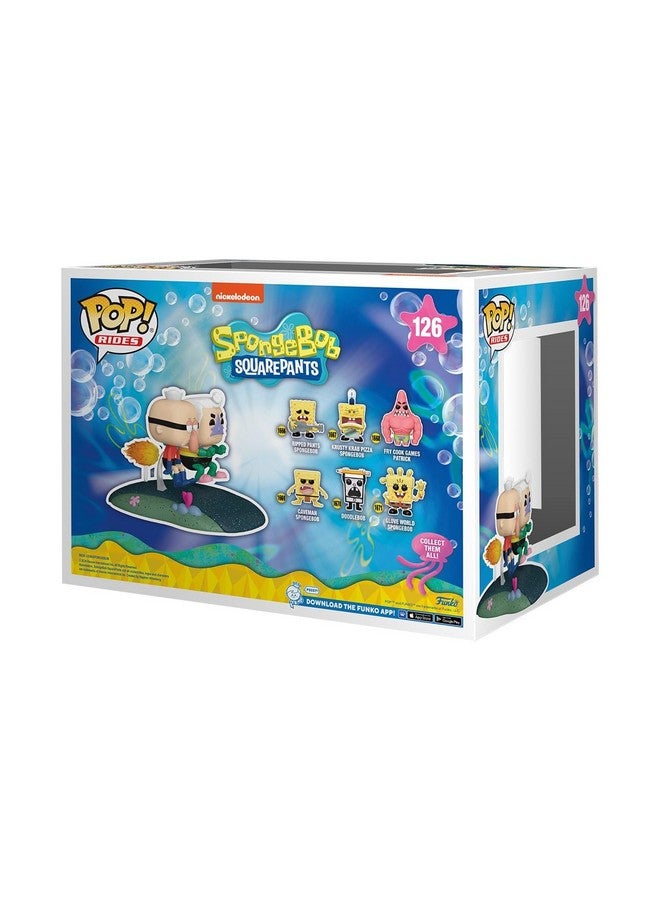 Funko فانكو بوب رايدز ديلوكس: سبونجبوب سكويربانتس - مان مرجان وبارنكل بوي مع السيارة غير المرئية - تمثال فينيل قابل للجمع - فكرة هدية - منتجات رسمية - للأطفال والبالغين - Image 3