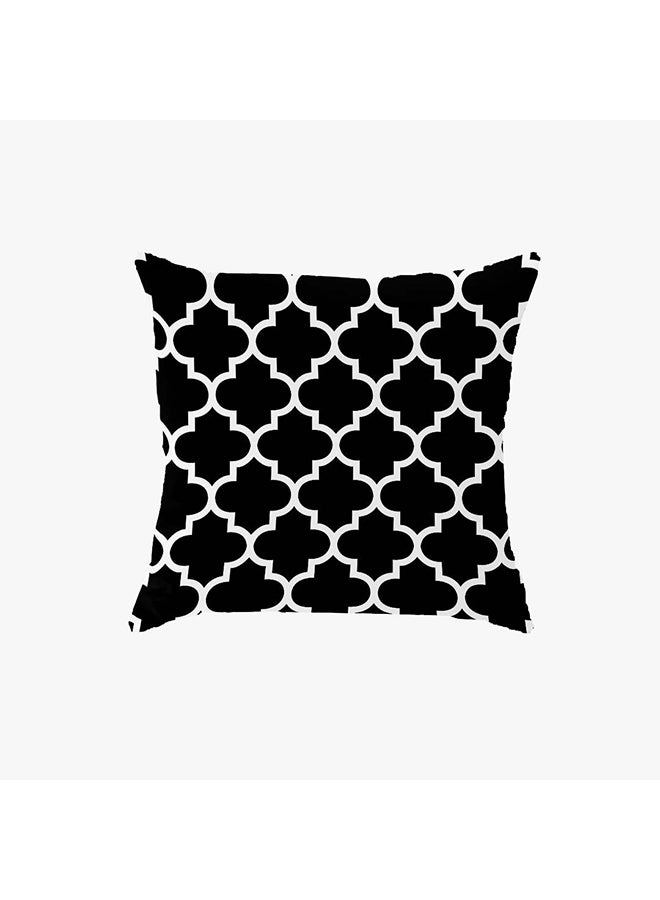 RIZARIES SuperSoft Black & White Quatrefoil