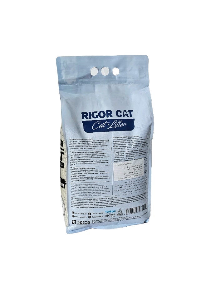 ريجور رمل قطط 10لتر بالكربون النشط ثلاثي الفاعلية - Image 5