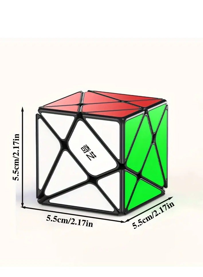 Premium Alien Magic Cube – 5.5cm Smooth Rotation, Anti-Fingerprint Matte Surface, High-Speed Core, Colorful Porcelain Inlay, Black-Base Design – Scratch-Resistant, Non-Glare Puzzle Cube for Adults & Kids – Ultimate Brain Teaser & Gift Idea - Image 2