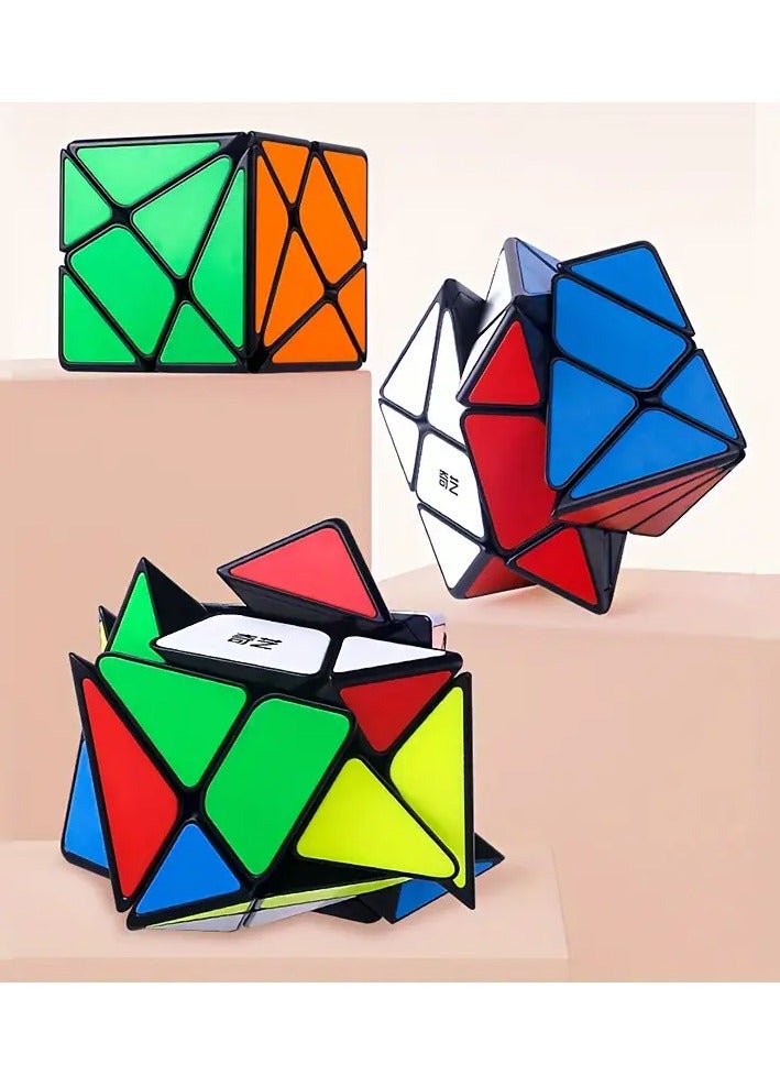 Premium Alien Magic Cube – 5.5cm Smooth Rotation, Anti-Fingerprint Matte Surface, High-Speed Core, Colorful Porcelain Inlay, Black-Base Design – Scratch-Resistant, Non-Glare Puzzle Cube for Adults & Kids – Ultimate Brain Teaser & Gift Idea - Image 3