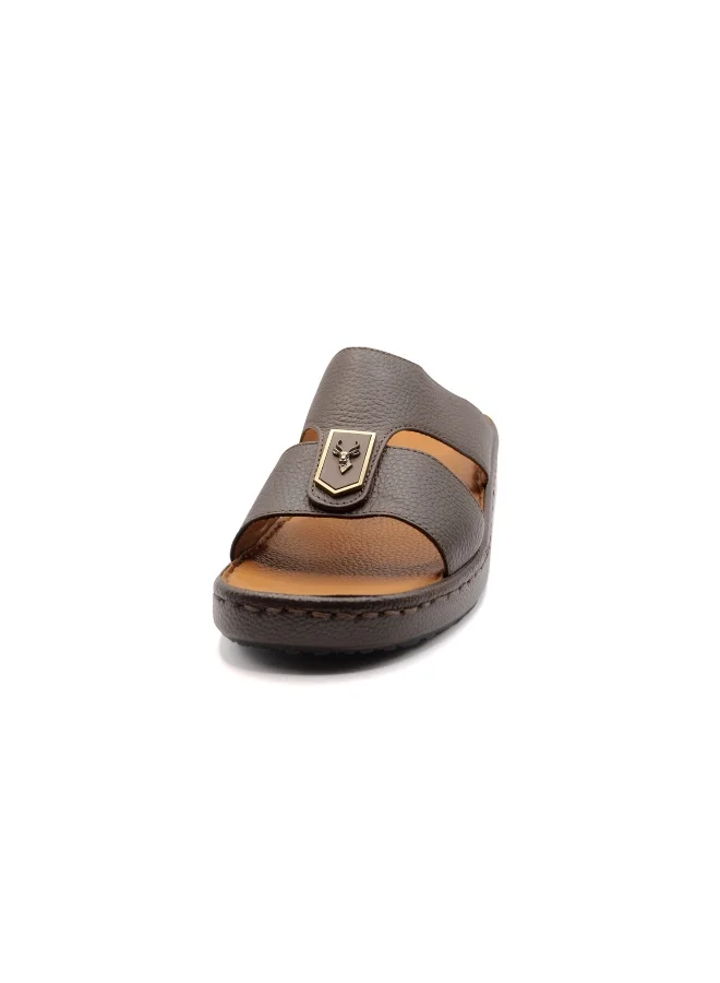 Al Reem Al Reem Z8009 Brown Mens Arabic Sandal's