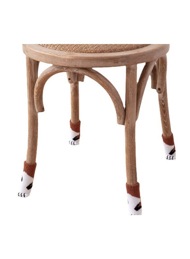 NIBEMINENT 8-Piece Thick Non-Slip Chair Foot Cover Multicolour - Image 2