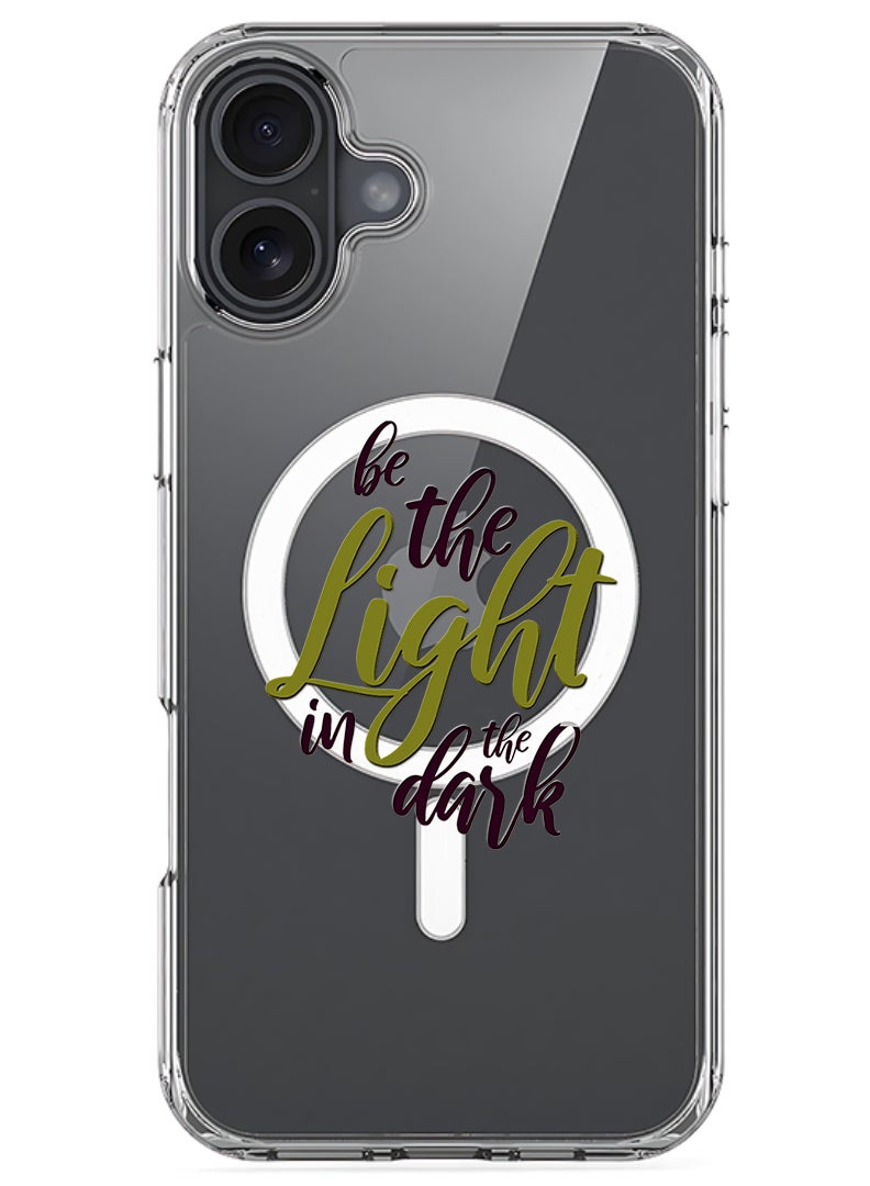 Theodor Magnetic Case for Apple iPhone 17 Compatible with MagSafe Wireless Charging, Shockproof Phone Bumper Cover - Be the Light in the Dark - Image 1