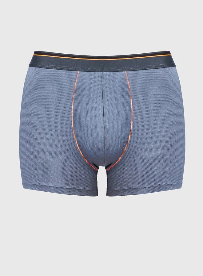 Technosport Pack of 2 - Striped Waistband Trunks