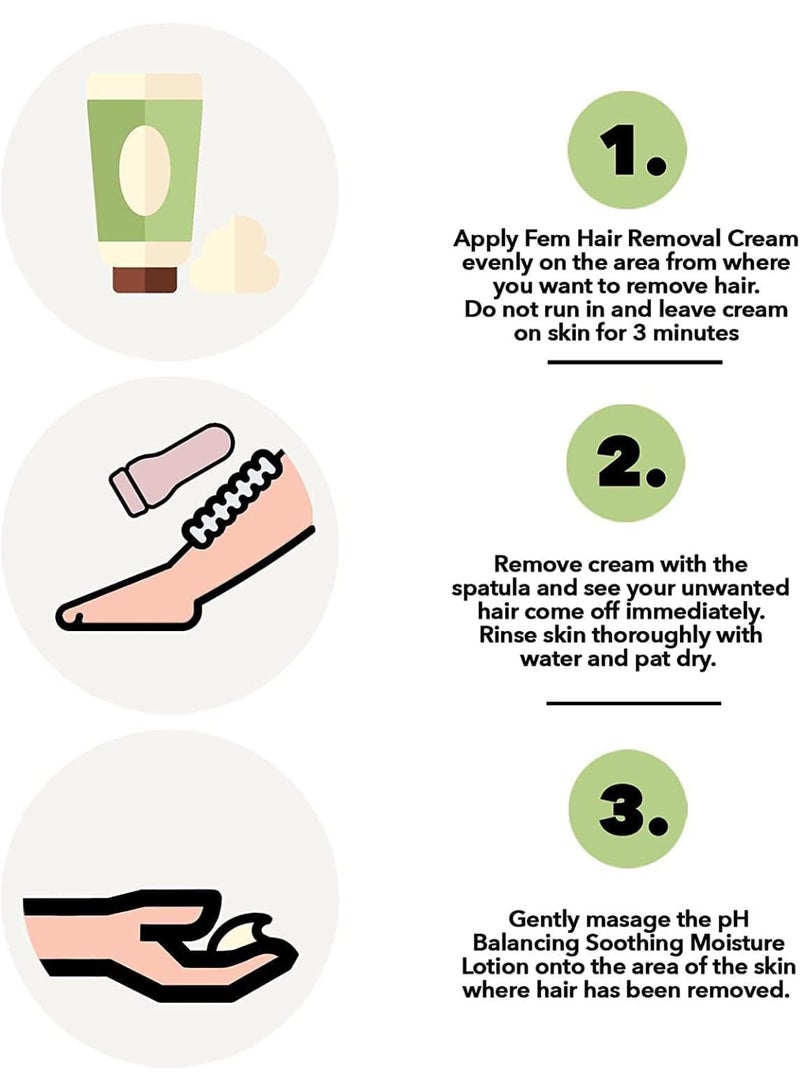 fem Aloe Skin Softening Hair Removal Cream 120 g - Image 5