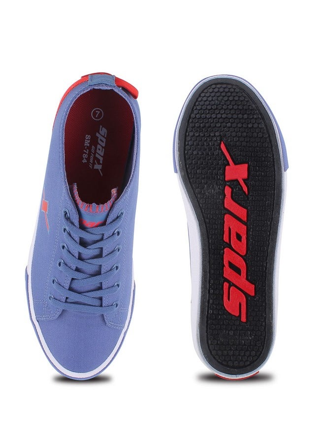 sparx - Sparx Mens SM 784 | Stylish, Comfortable | Blue Sneaker - 9 UK (SM 784) - Image 1
