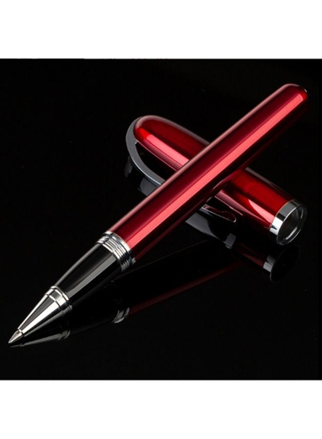 NIBEMINENT 2-Piece Roll Ball Pen Ballpoint Set Red 