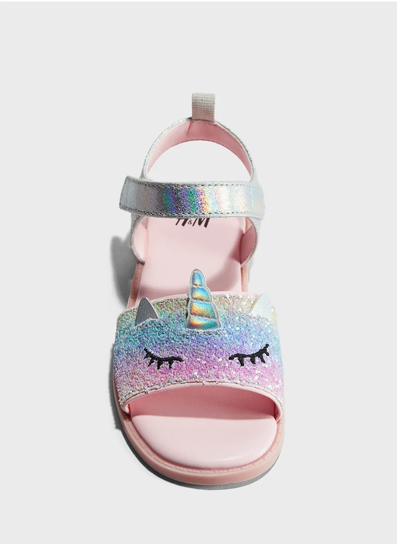 اتش اند ام Kids Appliquéd Sandals