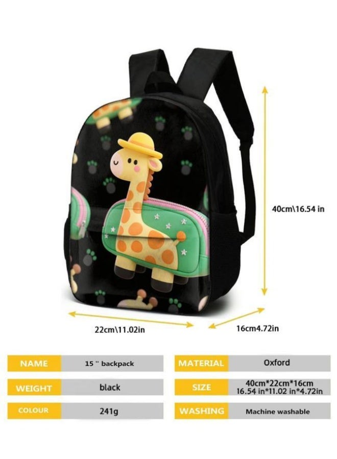 Bright Li Fire Unlock the new fashion of childish fun! Three-piece set of bags, cartoon elements for children and teenagers (students, children, friends' outings, mountain climbing, schooling, etc. can be used) - 112 - Image 5