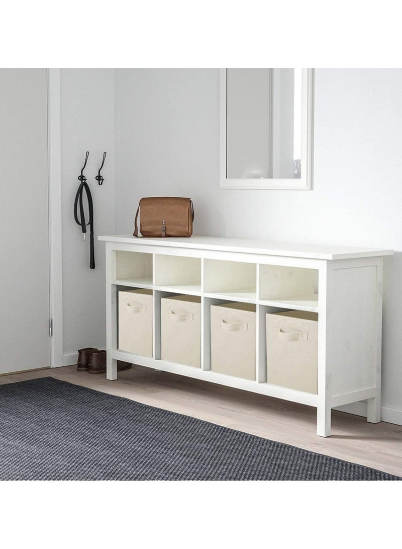 TAPIT Storage Bins Foldable Fabric Storage Cubes And Cloth Storage Organizer Drawer For Closet And Toys Storage (Beige) - Image 5