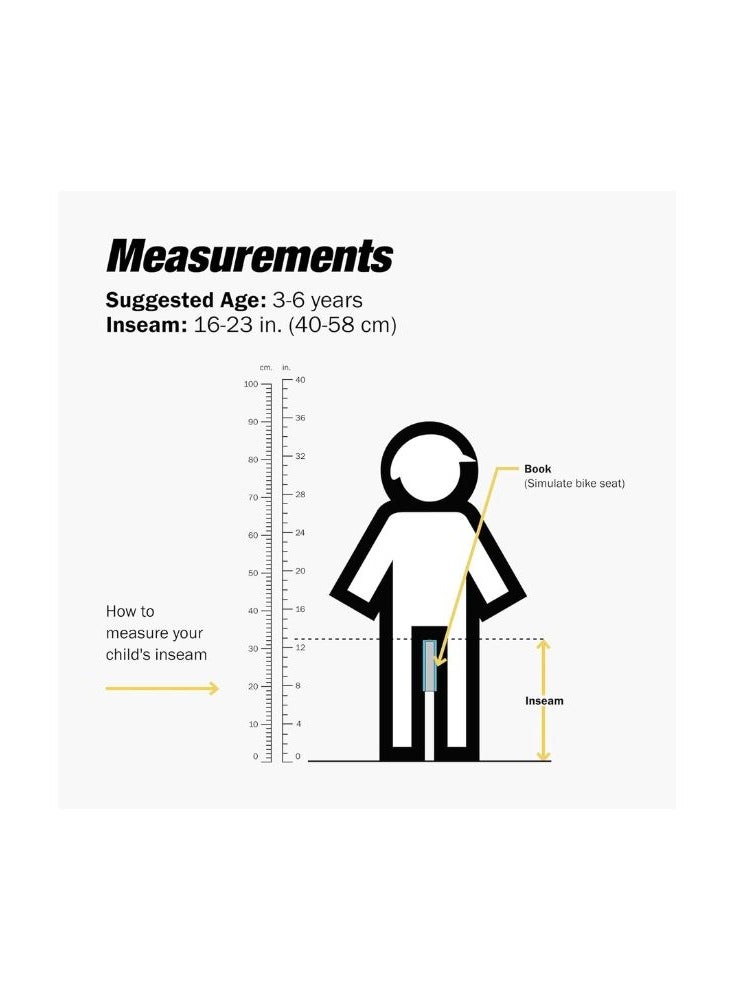 ستردير دراجة سترایدر 14x سبورت للتوازن – دراجة أطفال 2 في 1 مع دواسات اختيارية، خفيفة الوزن ومثالية لتعلم ركوب الدراجة باللون الأزرق - Image 3
