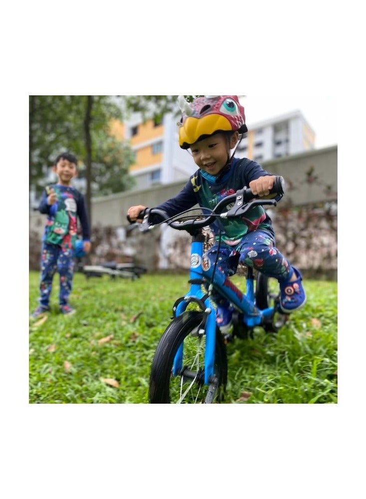 ستردير دراجة سترایدر 14x سبورت للتوازن – دراجة أطفال 2 في 1 مع دواسات اختيارية، خفيفة الوزن ومثالية لتعلم ركوب الدراجة باللون الأزرق - Image 5