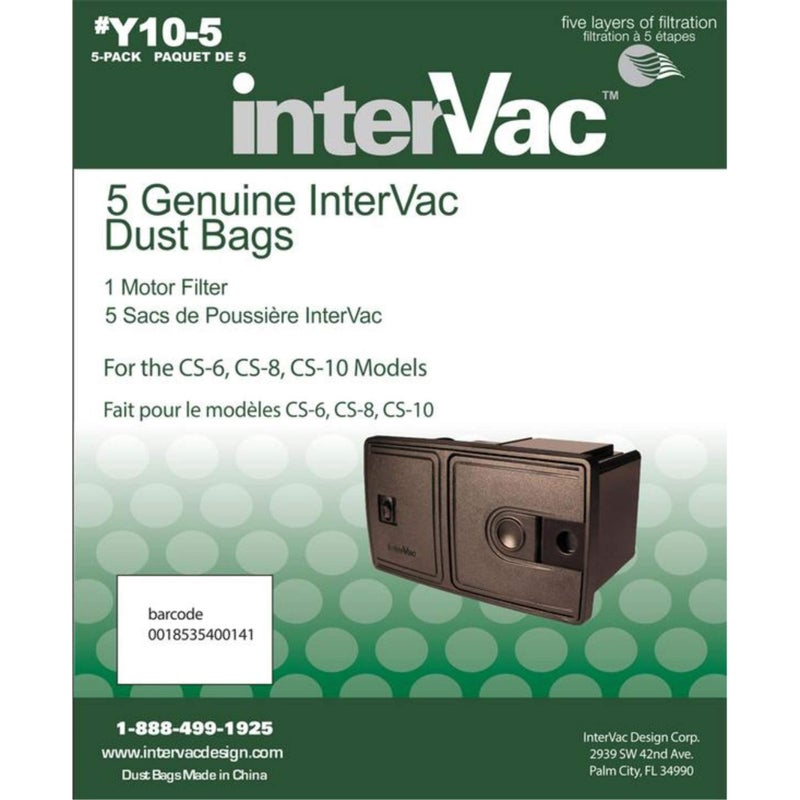 InterVac Design Corp InterVac Design Corp Dust Bags Y105 