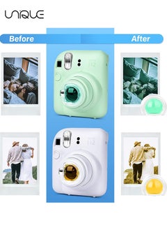 Unique 6 Pcs in a Set - Lens Filters for Instax Mini 12 - 6-Color Close-Up Filters - Fujifilm Camera Lens Accessories - 2 Pcs Hollow Cut Filters and 4 Pcs Full Color Filters  - Image 5