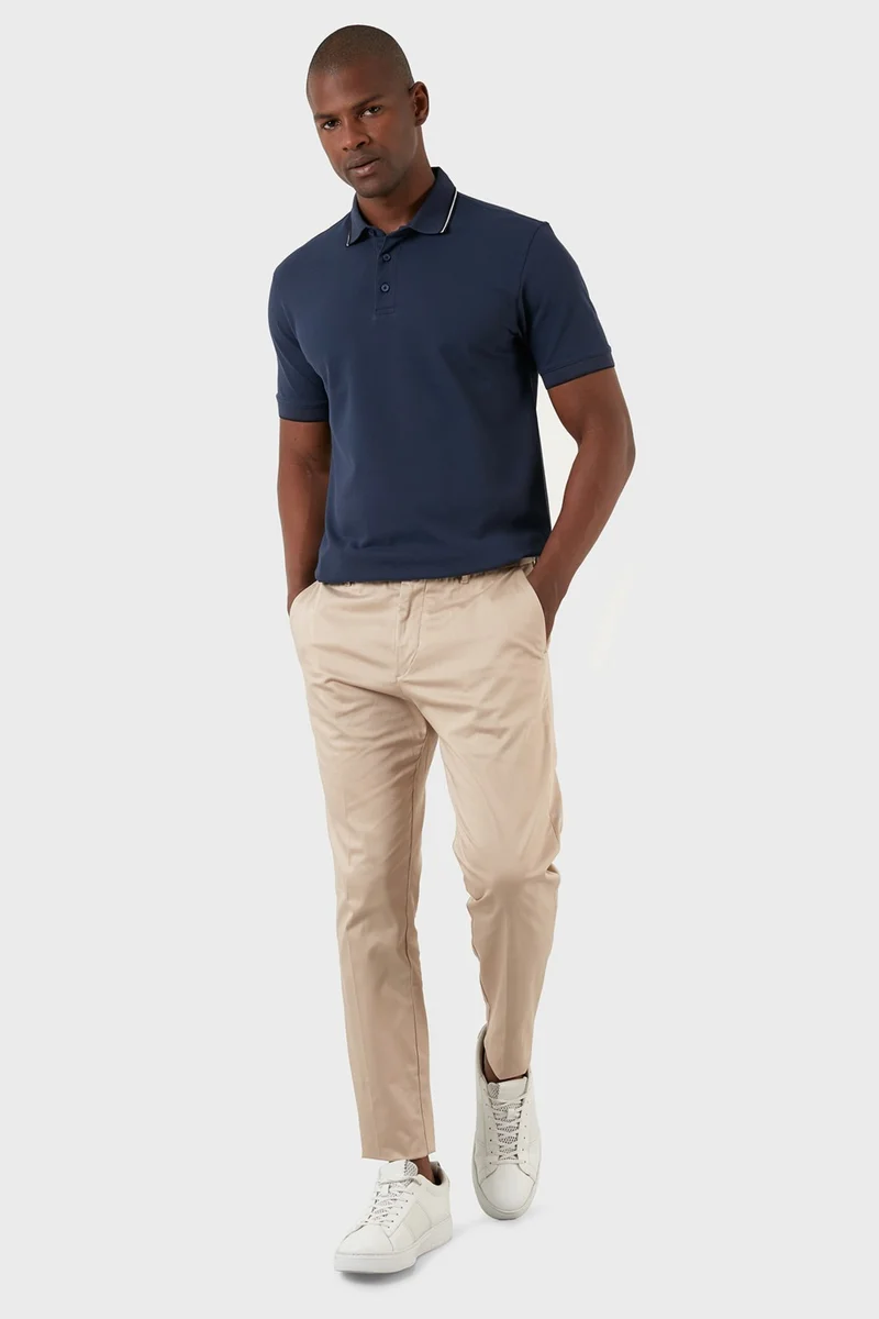 اكسي Cotton Regular Fit Buttoned Polo T Shirt Men's T Shirt EX661