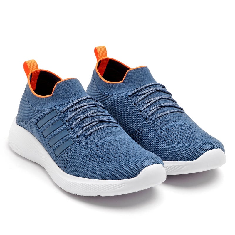 Face Durable Blue Sneakers for Men - Image 4