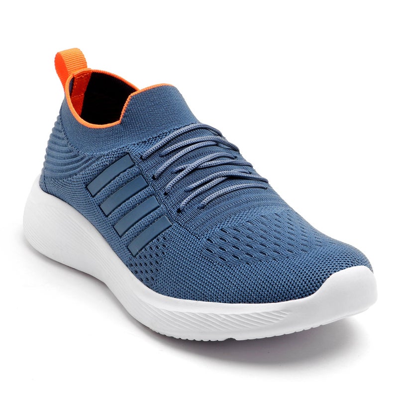 Face Durable Blue Sneakers for Men - Image 5