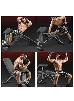 Yalla HomeGym Homegym Heavy-Duty Adjustable Multifunctional Exercise Bench With Leg Extension And Arm Preacher Curls  - Image 2