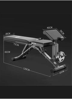 Yalla HomeGym Homegym Heavy-Duty Adjustable Multifunctional Exercise Bench With Leg Extension And Arm Preacher Curls  - Image 5