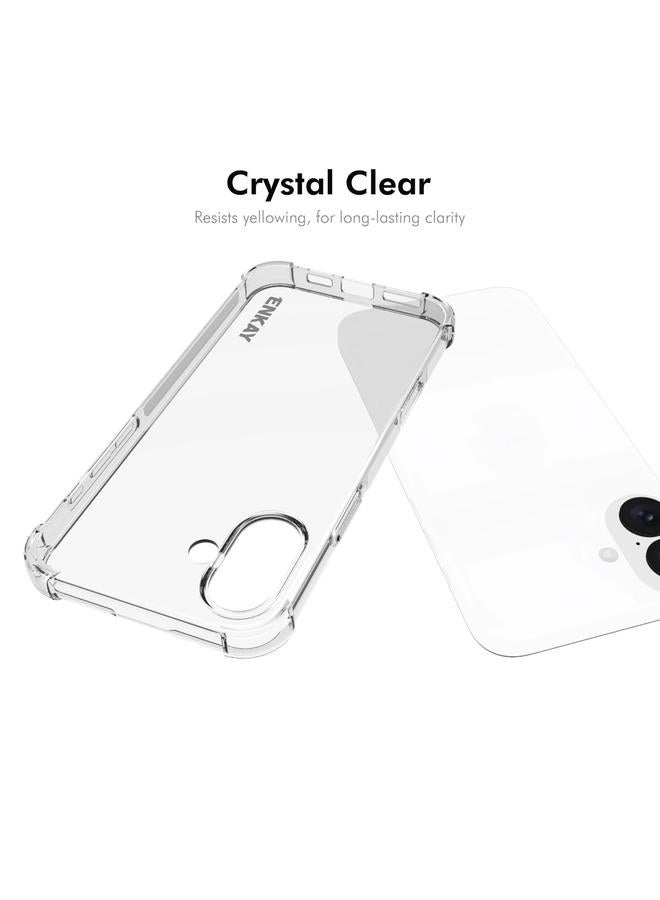 ENKAY Case For iPhone 16 Hat-Prince Transparent TPU Shockproof Phone Case - Image 5