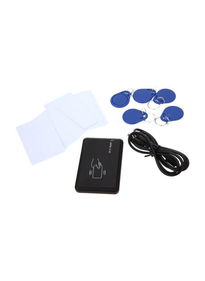 NIBEMINENT IC Card Reader With And Key Fob Black/Blue/White  - Image 3