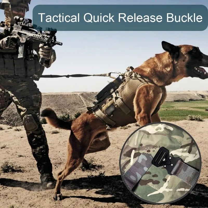 3PCS Tactical Heavy Duty Metal Belt Buckles Strap Clips for Backpack Dog Collar Harness Keychain Luggage Replacement Silver - Image 3
