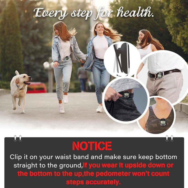 PINGKO Outdoor Multi-Function Portable Sport Pedometer Step/Distance/Calories/Counter - Image 4
