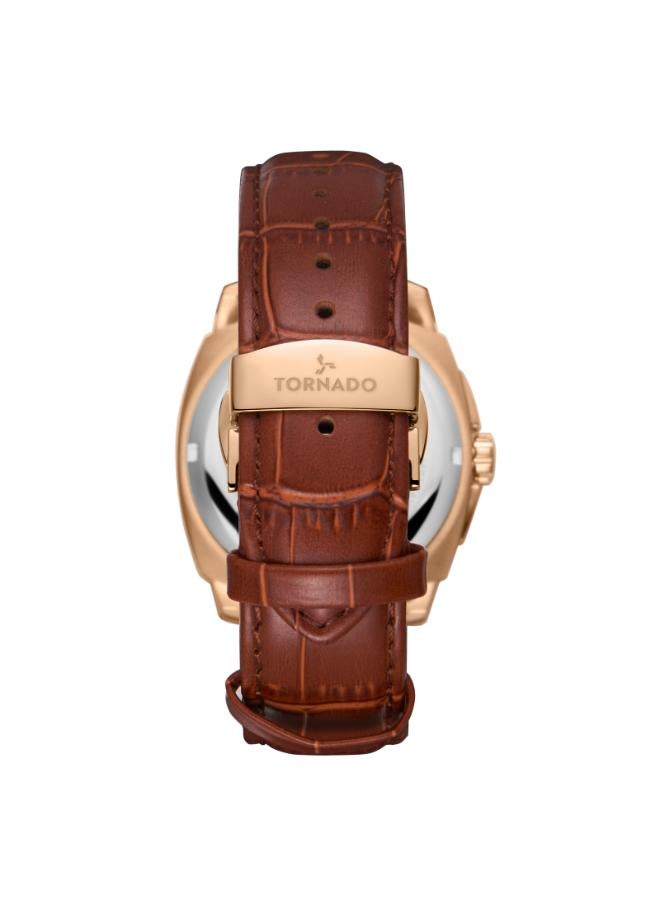 TORNADO Men's Stainless Steel Automatic Watch T7316-RLDW - 42 mm - Image 3