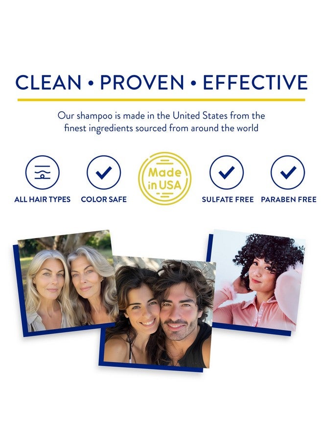 روتين  والنص شامبو روتين ويلنس المضاد لتساقط الشعر - مانع البيوتين لهرمون ديهدروتستوستيرون للنساء والرجال - شامبو آمن على اللون لمنع تساقط الشعر ونمو صحي - جوز الهند والفانيليا - 14 أونصة - Image 5