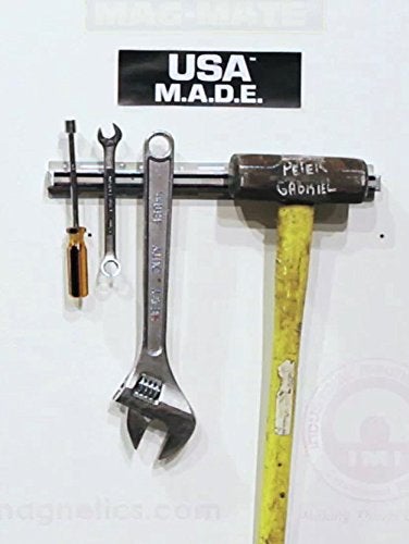 MAG-MATE TH1200 Industrial Strength Magnetic Tool Holder, Durable Stainless Steel, Permanent Ceramic Magnet, Easy Installation, 12" Length, 120 lbs Maximum Holding Capacity - Image 2