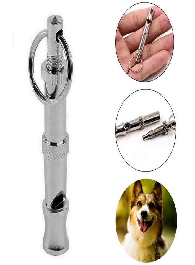 BaYiToo 3Pcs Adjustable Ultrasonic Silent Dog Whistle, Training Whistle with Lanyard for Professional Training and Stop Barking Neighbors Dog (Black, Red, White) - Image 4